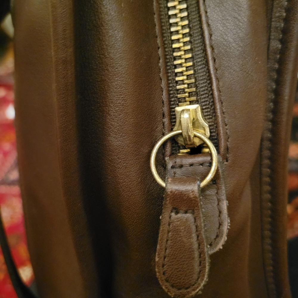 Coach Leather Zippered Tote - Picture 5 of 11